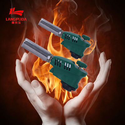 Pistola regolabile del cannello per saldare di 17cm, bruciatore portatile della torcia del gas della cassetta