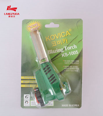 Lanciafiamme portatili del campo selvaggio verde, torcia automatica del gas di 16cm