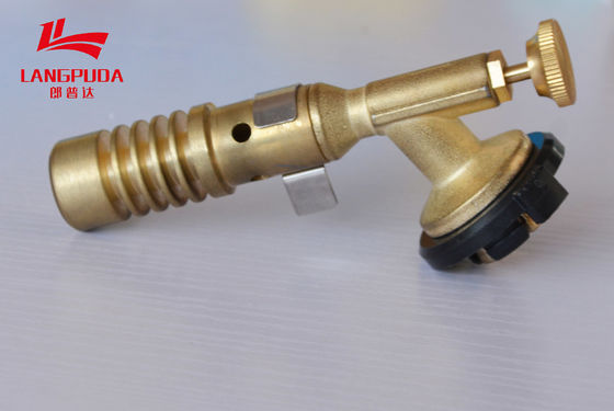 Pistola di plastica d'ottone del cannello per saldare di 11.5cm, torcia di saldatura del gas da 1300 gradi