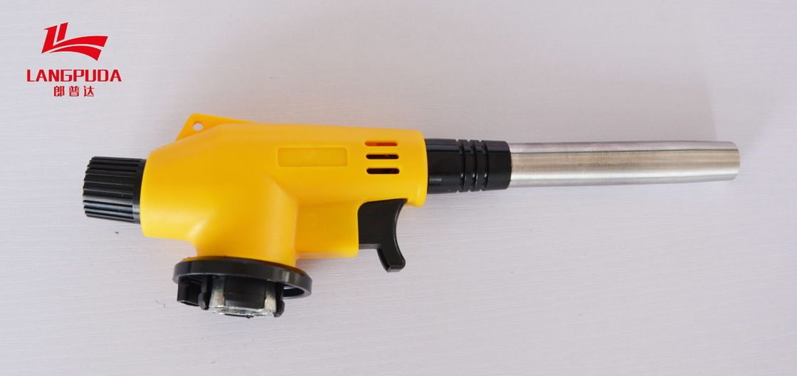 Pistola d'ottone portatile della torcia del gas di 200mm, lampada per saldare di campeggio all'aperto del gas