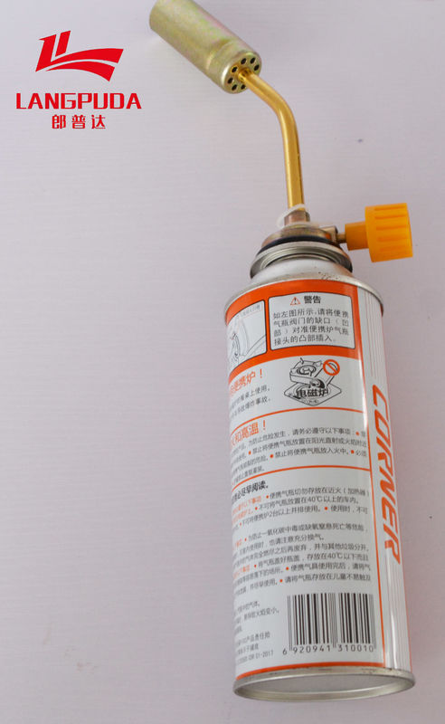 Pistola della torcia della cucina di autoaccensione 19.8cm, torcia regolabile del gas del butano per cucinare